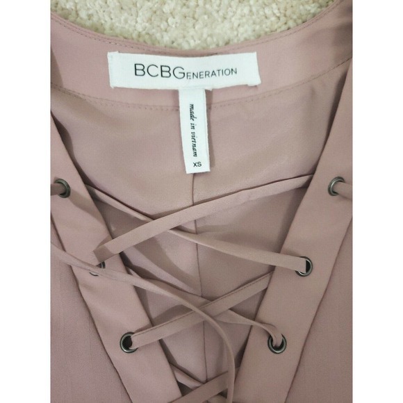 BCBGeneration ~Woman Size XS~ Dusty Pink Long Sleeve Sheath Mini Dress Lined. - Picture 5 of 12